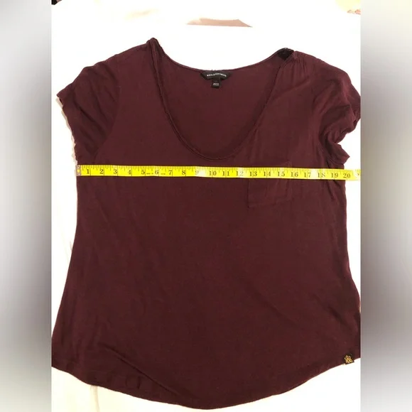 Rock & Republic, XL, 100% rayon plum light shimmer with deep front scoop - Picture 5 of 12